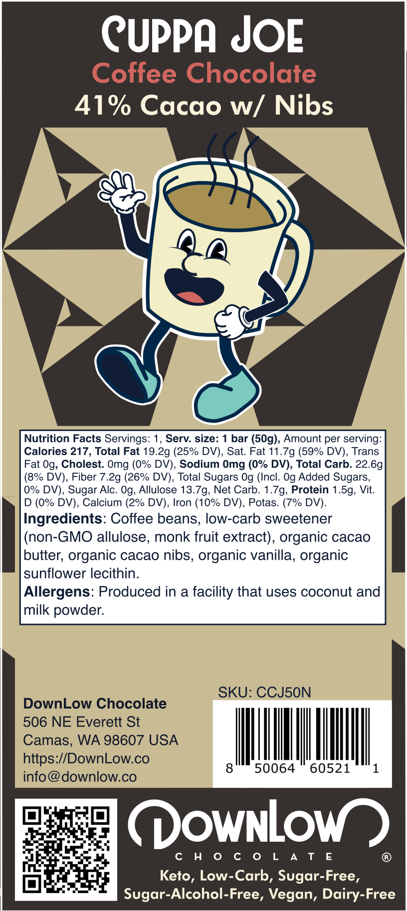 Cuppa Joe: Coffee Chocolate Bar