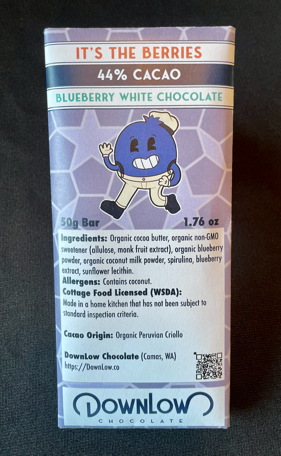 It's the Berries: Blueberry White Chocolate Bar