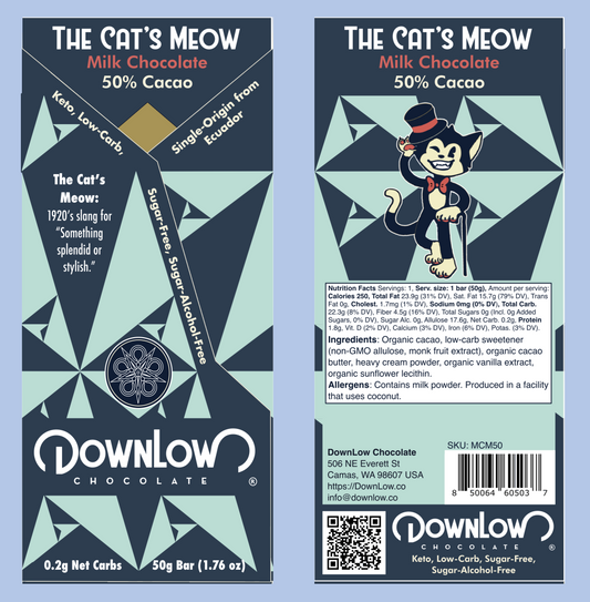 The Cat's Meow: Milk Chocolate Bar