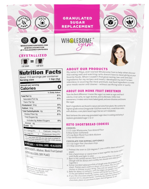 Besti: Allulose & Monk Fruit Sweetener