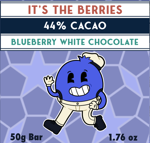 It's the Berries: Blueberry White Chocolate Bar